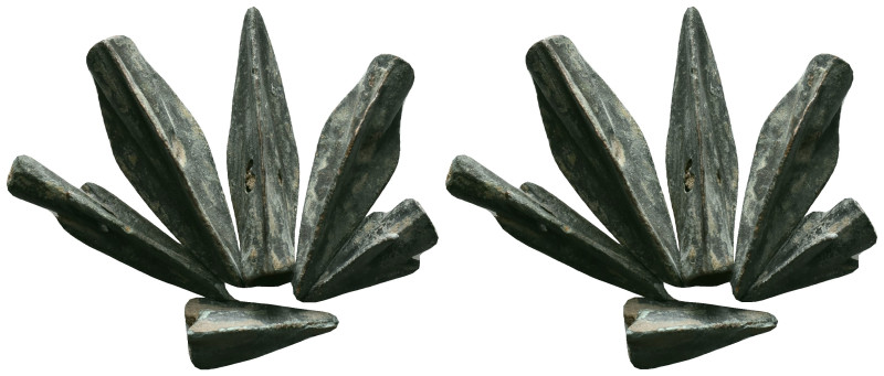 Collectible Items
ANCIENT BRONZE 6 ARROW HEADS.(Circa 2 th Century). Ae.

Ref...