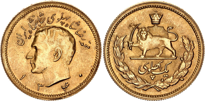 Iran 1 Pahlavi 1961 SH 1340

KM# 1162, Fr# 101, N# 29163; Gold (.900), 8.11 g;...