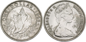 Bahamas 1 Dollar 1966

KM# 8, Schön# 7, N# 9464; Silver; Elizabeth II; UNC with mint luster