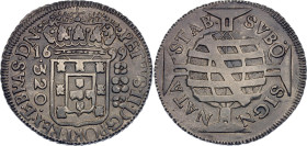 Brazil 320 Reis 1699

KM# 89.1, N# 16890; Silver; Pedro II; Rio de Janeiro Mint; XF