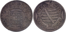 Brazil 640 Reis 1748 R

KM# 158.2, N# 17010; Silver; John V the Magnanimous; Rio de Janeiro Mint; XF with nice toning