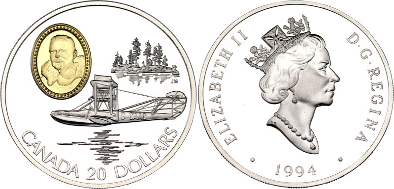 Canada 20 Dollars 1994

KM# 246, Ch# RC-1718, N# 49150; Silver., Proof; Elizab...