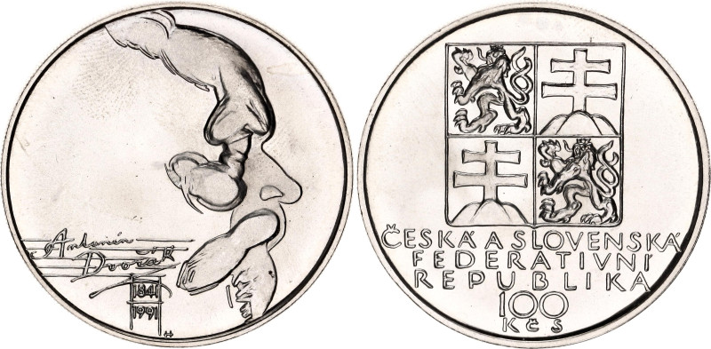 Czechoslovakia 100 Korun 1991

KM# 147, N# 20236; Silver; 150th Anniversary of...