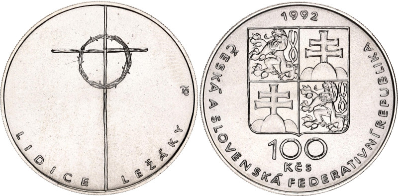 Czechoslovakia 100 Korun 1992

KM# 161, N# 20238; Silver; 50th Anniversary of ...