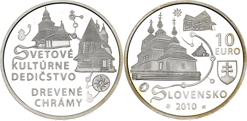 Slovakia 10 Euro 2010

KM# 110, N# 19120; Silver., Proof; UNESCO World Heritag...