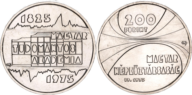 Hungary 200 Forint 1975 BP

KM# 605, N# 34310; Silver; 150th Anniversary of th...