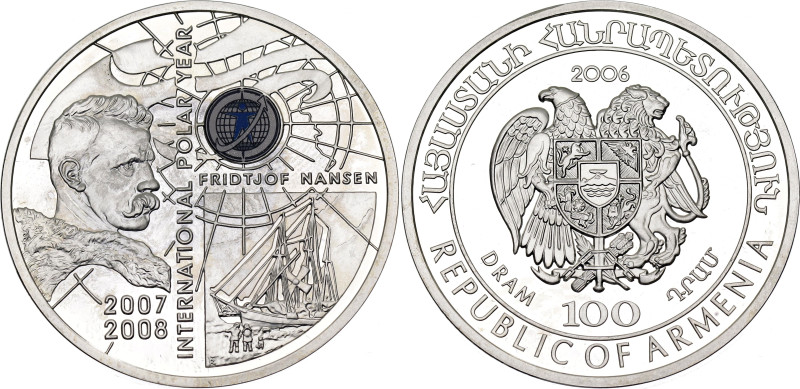 Armenia 100 Dram 2006

KM# 127, N# 126943; Silver., Proof; International Polar...