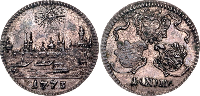 German States Nurnberg 1 Kreuzer 1773

KM# 367, N# 31662; Silver; UNC