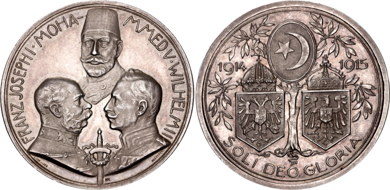 Germany - Empire Silver Medal "New Tripple Alliance: Germany, Austria, Turkey" 1...