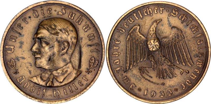 Germany - Third Reich Silver Medal "Election of Adolf Hitler as Reich Chancellor...