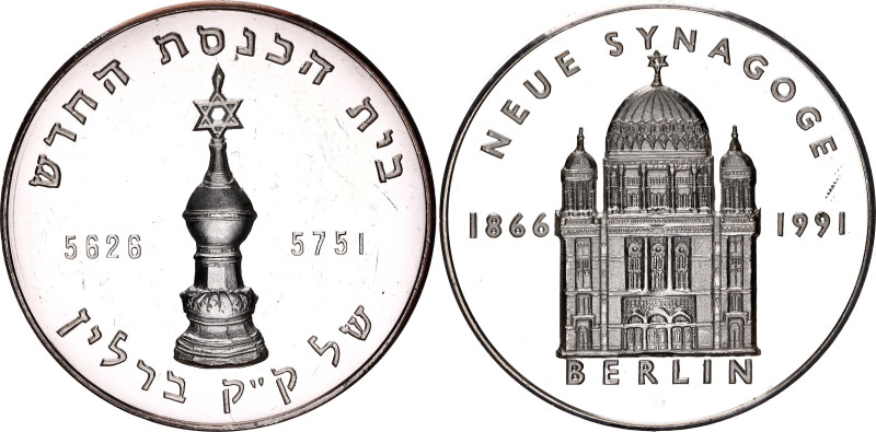 Germany - FRG Silver Medal "New Synagogue in Berlin" 1991

Silver (.999) 30.38...