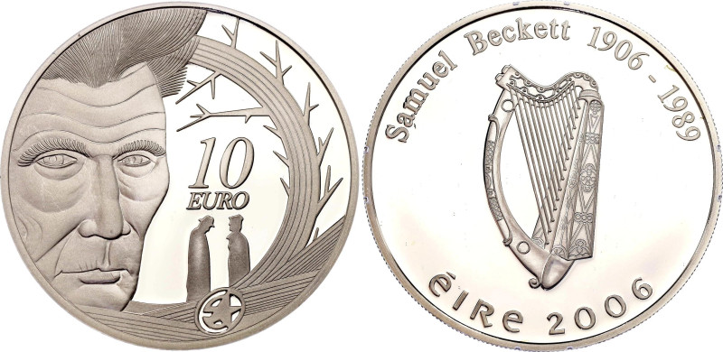 Ireland 10 Euro 2006

KM# 45, N# 13604; Silver., Proof; Centenary of Samuel Be...