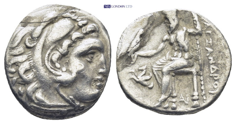 KINGS OF MACEDON. Alexander III 'the Great' (336-323 BC) Lampsakos AR Drachm (17...