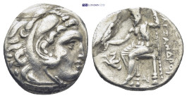 KINGS OF MACEDON. Alexander III 'the Great' (336-323 BC) Lampsakos AR Drachm (17mm, 3.81 g) Antigonos I Monophthalmos. In the name and types of Alexan...
