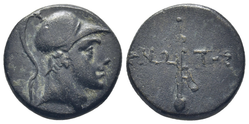 PAPHLAGONIA. Sinope.AE. (8.45 Gr. 21mm.). 
Helmeted head of Ares to right. 
Rev....