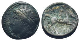 MACEDONIAN KINGDOM. Philip II (359-336 BC). AE unit (16mm, 4.63 g). Uncertain mint in Macedon. Head of Apollo left wearing taenia / ΦΙΛΙΠΠΟΥ, youth (o...