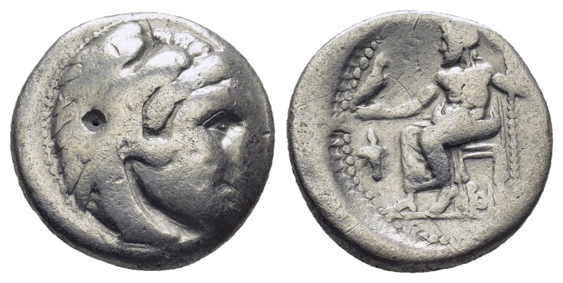 KINGS of MACEDON. Alexander III ‘the Great’. 336-323 BC. AR Drachm (16mm, 4.0 g)...