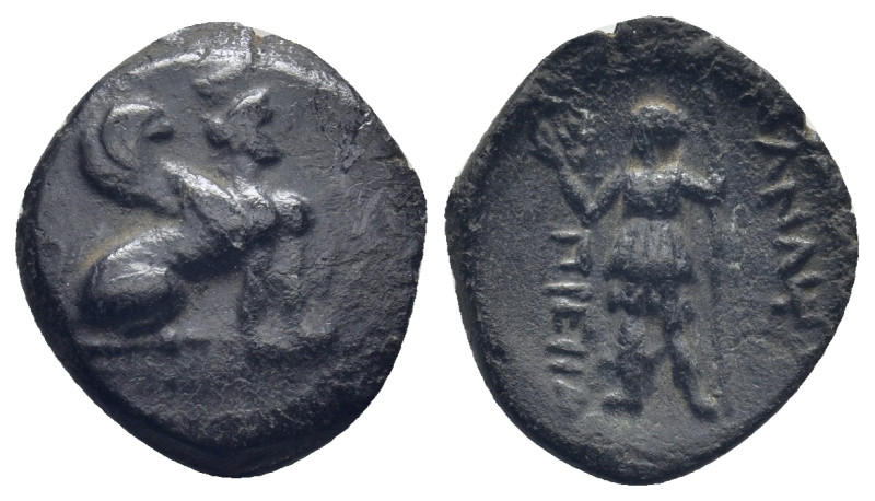 PAMPHYLIA, Perge. Circa 2nd-1st century BC. AE. (2.23 Gr. 18mm.). 
Sphinx seated...