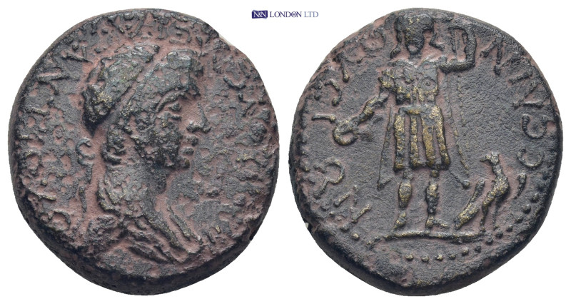 Cilicia, Selinus. Antiochos IV of Commagene (AD 38-72). Æ (21mm, 11.0 g). Diadem...