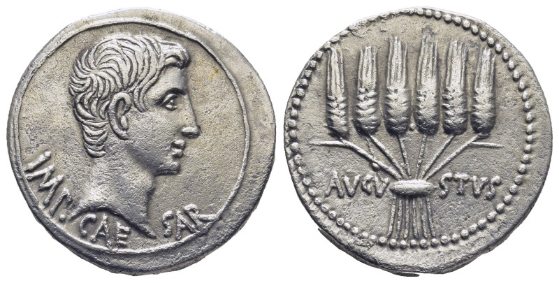 Augustus. (27 BC-AD 14). AR Cistophorus (11.80 Gr. 25mm.). Ephesus, ca. 25 BC. 
...