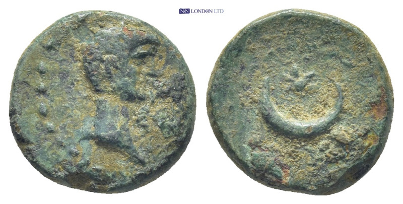 PHOENICIA. Aradus (?). Augustus, 27 BC-AD 14. AE (Bronze, 13mm, 2.59 g). Bare he...