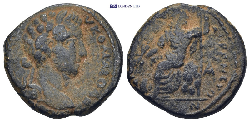 SYRIA, Cyrrhestica. Cyrrhus. Commodus, 177-192. AE (22mm, 9.8 g) Laureate head o...