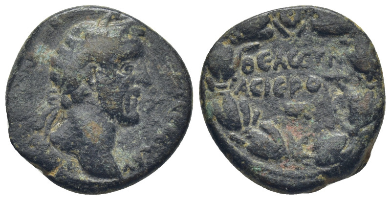 SYRIA. Seleucis and Pieria.Hierapolis.Antoninus Pius.138-161 AD.AE (22mm, 7.3 g)...