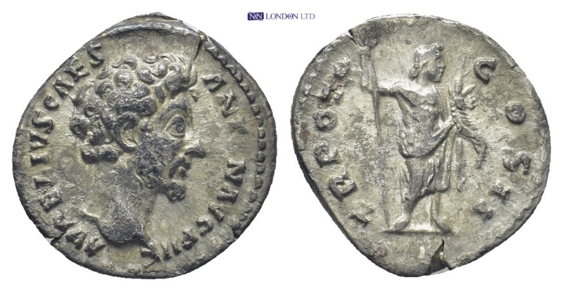 Marcus Aurelius, as Caesar (Antoninus Pius, 138-161), Denarius, Rome, (2.9 Gr. 1...