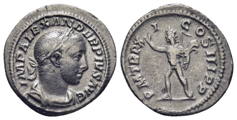 Severus Alexander AD 222-235. Rome Denar (3 Gr. 19mm.)
Laureate and draped bust ...