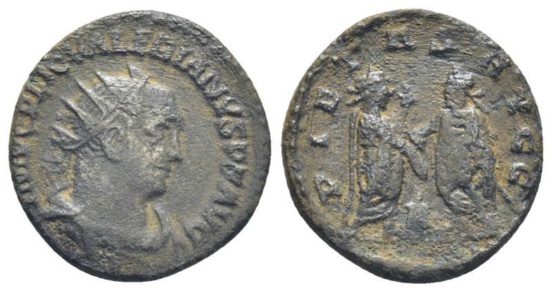 Valerian I (253-260 AD) Rome Antoninianus (2.8 Gr. 19mm.) 
Radiate, draped bust ...