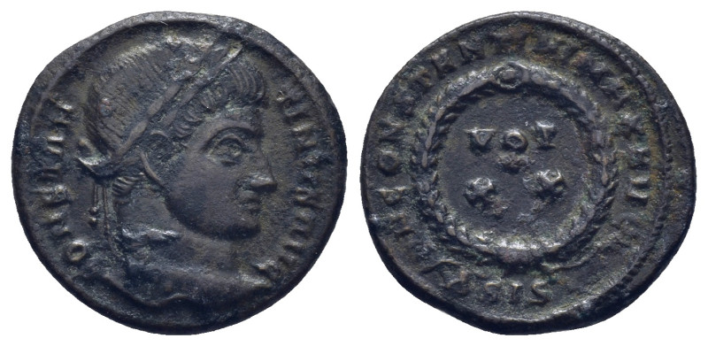 CONSTANTINE I THE GREAT (307/10-337). Follis. Siscia. (2.8 Gr. 19mm.)
 Laureate ...