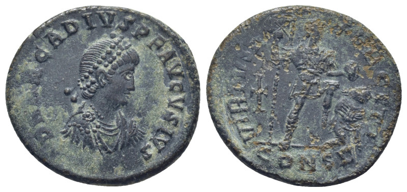 Arcadius. A.D. 383-408. AE (23mm, 5.43 g). Constantinople mint. D N ARCADIVS P F...