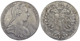 Austria. re-strike. Maria Theresia AD 1740-1780. Thaler AR 1780 X (40mm, 27.84 g)