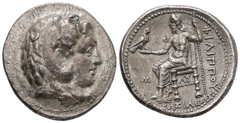 Kings of Macedon, Philip III Arrhidaeus, 323-317 BC. AR, Tetradrachm. 16.90 g. -...