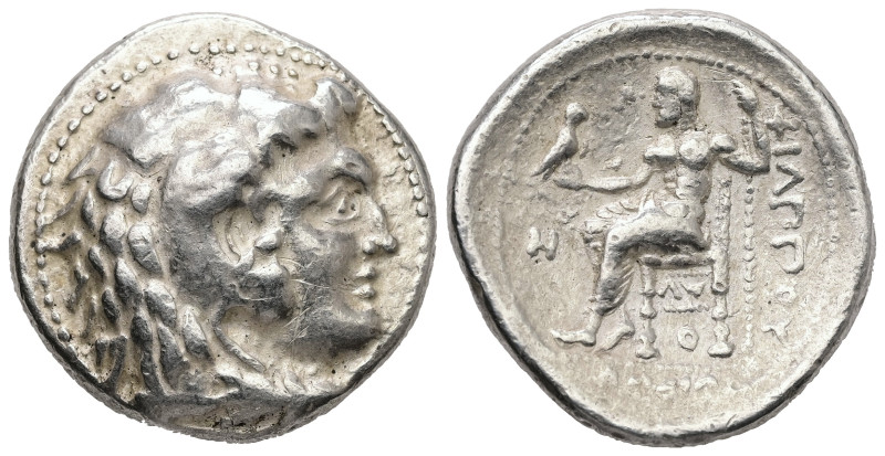 Kings of Macedon, Philip III Arrhidaeus, 323-317 BC. AR Tetradrachm, 16.81 g. - ...