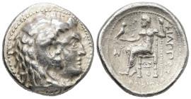 Kings of Macedon, Philip III Arrhidaeus, 323-317 BC. AR Tetradrachm, 16.81 g. - 26.00 mm. Posthumous issue struck under Archon, Dokimos, or Seleukos I...