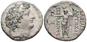 Seleukid Kingdom. Antiochos VIII Epiphanes Grypos 121/0-97/6 BC. AR, Tetradrachm. 14.86 g. - 30.00 mm. Ake-Ptolemais, circa 121-113 BC.
Obv.: Diademed...
