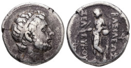 Seleukid Kingdom. Seleukos II Kallinikos, AR, Tetradrachm. 16.34 g. - 28.00 mm. c. 246-225 BC. Nisibis.
Obv.: Diademed head of Seleukos II to right, w...