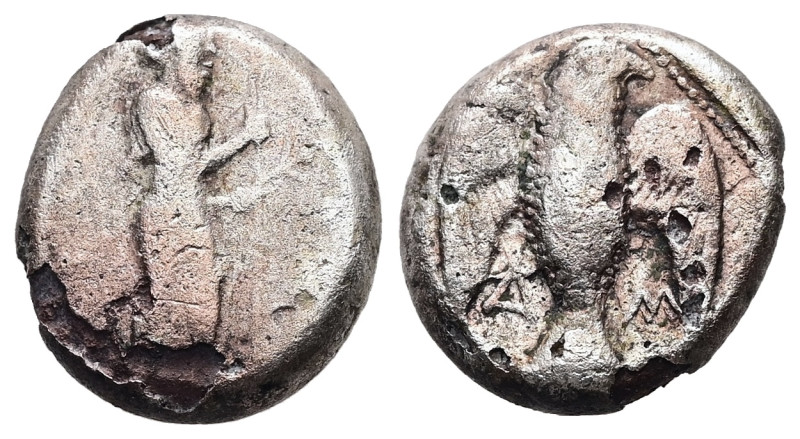 Ionia, Magnesia ad Maeandrum. Archepolis. Fourrèe Drachm, 3.63 g 14.97 mm. Proba...