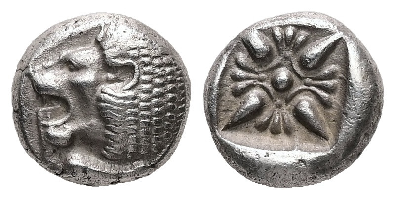 Ionia, Miletos. AR Obol or Hemihekte, 1.09 g 8.53 mm. Late 6th-early 5th centuri...