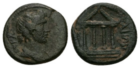 Lydia, Sardis. Pseudo-autonomous, Time of Vespasian (69-79 AD). AE. 3.45 g. 17.87 mm.