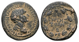 Syria, Cyrrhus. Trajan, AD 98-117. AE. 6.44 g. 21.83 mm.
("Repatinated")