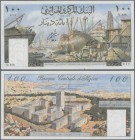 Algeria: 100 Dinars 1964 P. 125, with light center fold, crisp original paper and original colors in condition: XF to XF+.