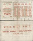 Austria: 120 Gulden 1763 Obligation Vienna, PR W13), complete sheet in condition: XF.
