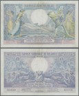 Belgium: 10.000 Francs = 2000 Belgas 1929, P.105, very nice item with strong paper and bright colors, obviously pressed with several folds and tiny te...