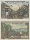 Cameroon: 500 Francs ND (1962) P. 11, used with light folds and creases, no holes or tears, crisp paper and original colors, not washed or pressed in ...