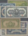 China: Very nice set with 22 Banknotes Central Reserve Bank of China, Japanese Puppet Banks 20 Cents 1940 - 5000 Yuan 1945, P.J4a, 5a, 6, 7, 8a, 2 x 9...