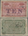 China: Chartered Bank of India, Australia & China 10 Dollars June 10th 1913, P.35, highly rare note in nice original shape, lightly toned paper with s...
