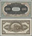 China: Russo-Asiatic Bank 100 Rubles ND(1917) P. S478, vertically and horizontally folded, no holes, small restoration at upper border center, in cond...