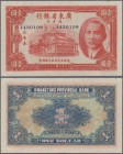 China: 1 Dollar 1940 Kwangtung Provincial Bank P. S2449r in condition: aUNC.